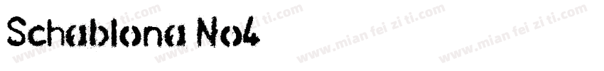 Schablona No4字体转换